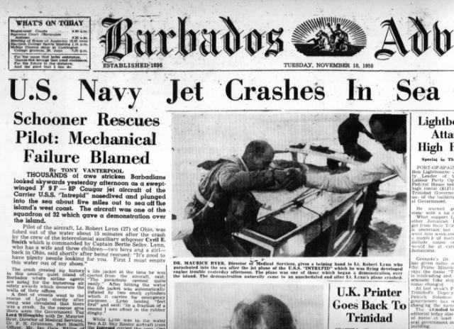 Barbados Advocate November 18, 1958